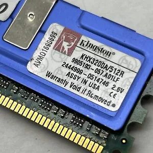 Kingston HyperX PC-3200 512 MB DIMM 400 MHz DDR SDRAM Memory KHX3200A/512R - Picture 1 of 8