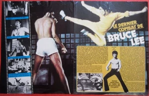 BRUCE LEE 1978 FRENCH MAGAZINE CLIPPING SL N68 2PAGE - Picture 1 of 1