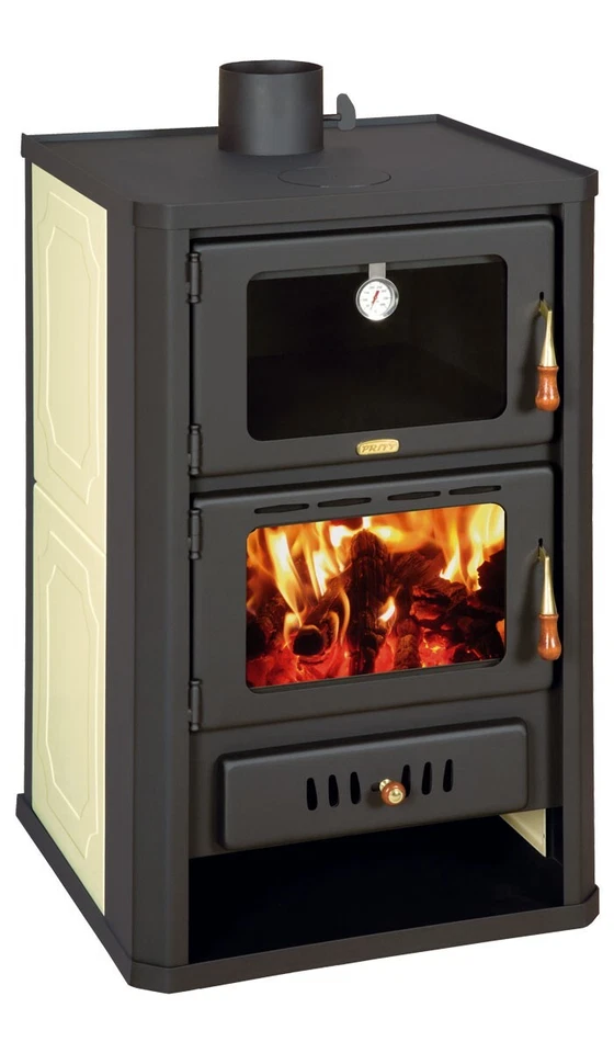 PRITY FGW15 Wasserführender mit Backfach 5+15 kW BImSchV 2 konform - Bild 1 von 4