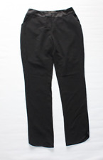 LIPSY LONDON Michelle Keegan Womens Trousers Black Shiny Stripes & Trims Size 6