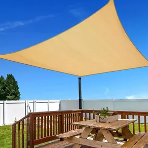10'x13' Sun Shades Outdoor Patio Curved Outdoor Shade Sail UV Block Sun Shade - Picture 1 of 8