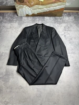 Pal Zileri Bernie’s Silk Wool Suit Italian Designer Classic Blazer Pants Size 54 - Image 1 of 4