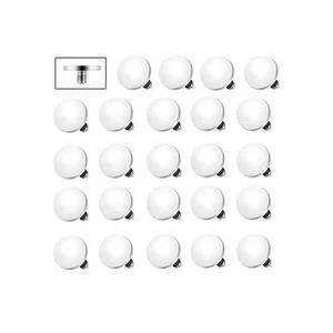 Paquete de 6 mm 25 para tapas dérmicas de disco plano redondo de acero - Imagen 1 de 1