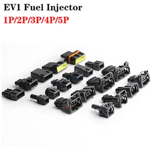 Inyector de combustible EV1 1P a 5P vías conector de cable eléctrico enchufe inyector - Imagen 1 de 27