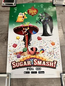 THE BOOK OF LIFE - Poster gioco film promozionale originale 11x17 SDCC 2015 Sugar Smash - Foto 1 di 1