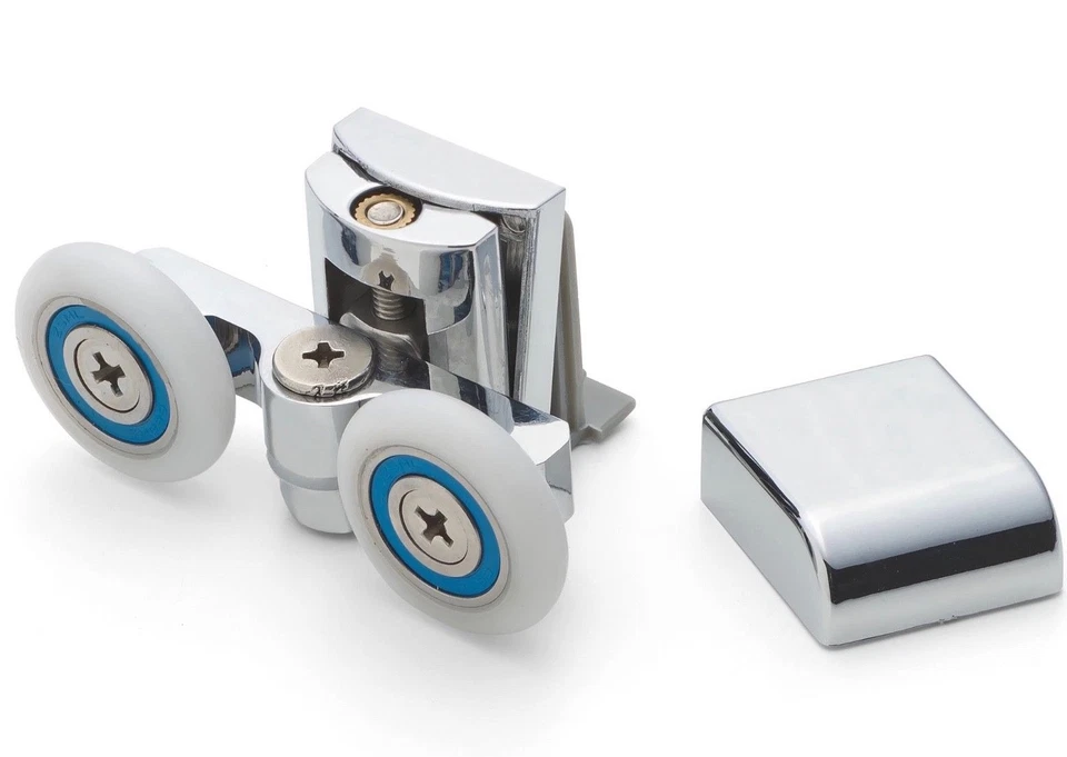 1 x Merlyn Chrome Plated Top Double Shower Door Roller/Runner 24mm MER03