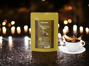 7 Mushroom Coffee – Organic Lion’s Mane, Cordyceps, Reishi & More - Picture 1 of 5