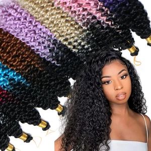CLEARANCE 1/3/5 Packs Water Wave Curly Braids Hair Extension Afro Braid Twist - Picture 1 of 42