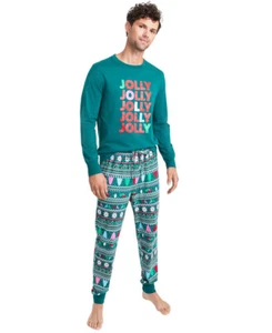 Family PJ's Men's Mix It Jolly Fair Pajamas Set (Jolly Fairisle, Medium) - Picture 1 of 3