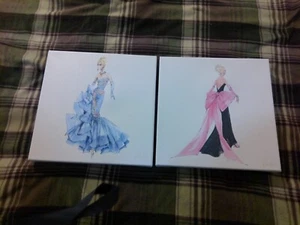 2 Barbie Canvas Prints Robert Best 12" x 12" - Picture 1 of 7