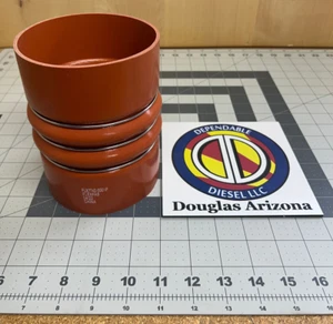 Manguera de enfriador de aire de carga Flexfab # FLX7742-0001 4,50" ID X 6,00" de largo con anillos SS - Imagen 1 de 6