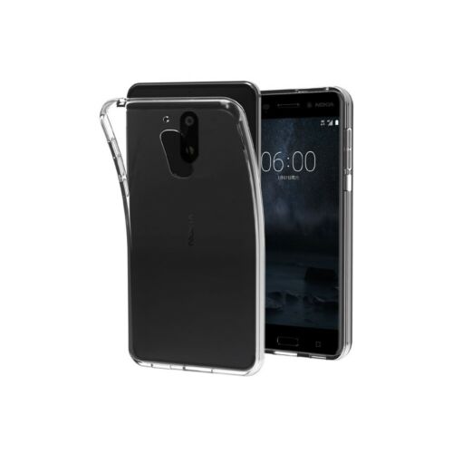 Coque Transparent Pour NOKIA 6 N6 TA-1021 TA-1033 TA1021 Housse en Silicone TPU