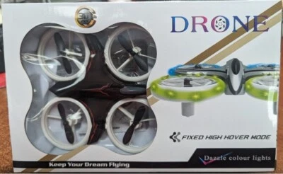 Радиоуправляемый трюковой дрон 2,4 ГГц со светодиодной подсветкой, 8,8 дюйма x 3,5 дюйма, P - Изображение 1 из 4