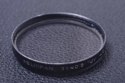 ✅ HELIOPAN UV -0 39MM 39X0.5 FILTER GENUINE LENS OR CAMERA SCREW IN 15-4 - Image 1 of 2