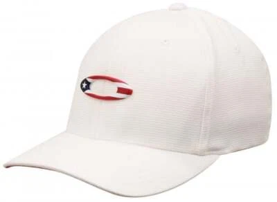 Gorra Oakley Tincan Flag Puerto Rico PR elástica ajustada L/XL F0S900917 Foto 1 de 3