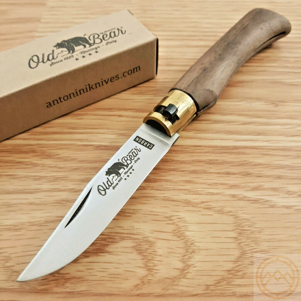 Old Bear Ant930619ln MD Classical Carbon Walnut C67 Carbon Steel Blade