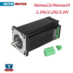 Motor paso a paso de circuito cerrado integrado Nema23 Nema24 1,5 N.m 2,2 N.m 3,5 N.m 24-60 VDC - Imagen 1 de 12