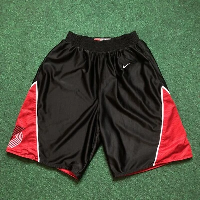 Pantalones Cortos Vintage Equipo Nike Portland Trail Blazers Talla Med Reversible NBA Foto 1 de 4