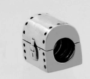Authentic Pandora Sterling Silver Hope Treasure Chest Trunk Charm - Picture 1 of 5
