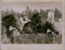 LD208 1972 Original John Daughtry Photo STONEYBROOK HORSE RACING Obstacle Course