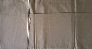 MOCHA COTTON TWILL FABRIC PIECE - 1.5 yds x 61" wide - Picture 1 of 2