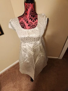 Michael Kors Dress Metallic Silver Size 4 - Picture 1 of 4