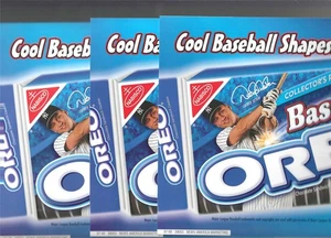 (3) Carrito de compras Derek Jeter tienda de comestibles cartel publicitario para galletas de béisbol Oreo - Imagen 1 de 2