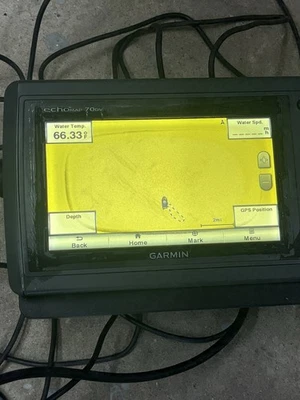 Garmin ECHOMAP 70dv GPS Chart Plotter and Fish Finder with Complete Transducer - Image 1 of 4