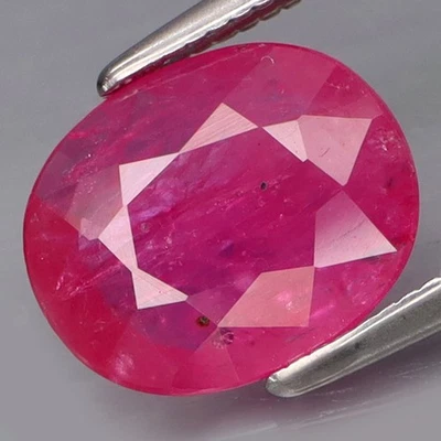 2.04Ct.Museum Gem! Top Pinkish Red Normal Heated Ruby Mozambique - Image 1 of 4