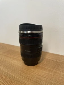 Caniam Camera Lens Coffee Travel Mug Cup Black - Picture 1 of 10