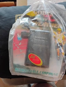 NEW COBY CX-12 ALL WEATHER PORTABLE AM/FM RADIO INCLUDES HEADSET EARPHONE - Picture 1 of 3