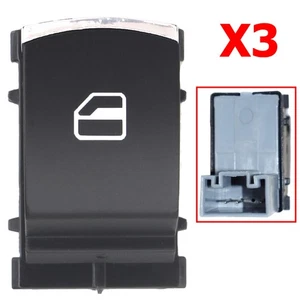 Platine + 3 Boutons + Commodo Phare + Rétro Rabattable Pour VW Sharan 5ND959565A - Imagen 1 de 9