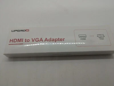 HDMI Male to VGA Female Video Cable Cord Converter Adapter For PC Monitor - Image 1 of 2