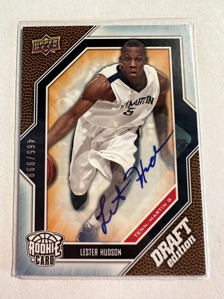 K113,113 - 2009-10 Upper Deck Draft Edition Auto #36 Lester Hudson #/999 - Image 1 of 1