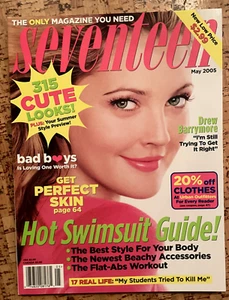 DREW BARRYMORE • May 2005 • SEVENTEEN Magazine • Nick Lachey - Picture 1 of 1