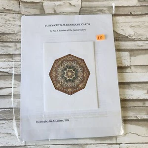 Fussy Cut Kaleidoscope Cards Patterns and Fabric Ann Lainhart - Imagen 1 de 4