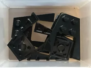 LEGO Parts - Black Wedge Plate 4 x 4 - No 43719 - QTY 5 - Picture 1 of 1