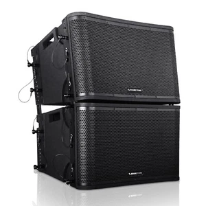 Sound Town ZETHUS Pair of 12” Powered 2-Way Line Array Speaker (ZS-112BPW-PAIR) - Picture 1 of 7