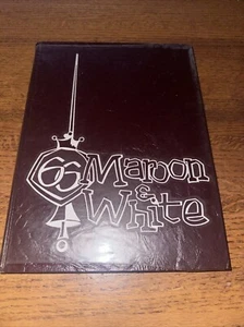 1966 Central High School Sioux City Iowa Yearbook Maroon And White With Cover - Picture 1 of 6