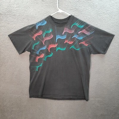 Vintage Stedman Shirt Adult Extra Large Gray Single Stitch 1990s Skater Grunge - Image 1 of 4