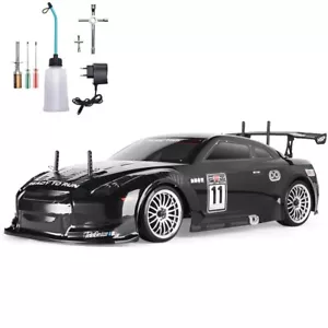 RC Car 1:10 Scale On Road Racing 4wd Nitro Gas Power Remote Control Hobby Toys - Picture 1 of 5