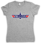 Starbuck Women T-Shirt Top Battlestar Fun Kara Gun Galactica Space Ship