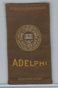 S25 American Tobacco Silk, sello universitario, 1910, Adelphi, Brooklyn NY - Imagen 1 de 1