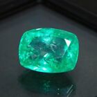 Green Color Cushion Cut Shape 6-8 Carat Loose Certified Natural Emerald Gemstone