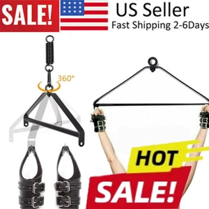 Bondage Suspension Handcuffs Gloves Metal Triangle Bar Bar Slings Rack BDSM - Picture 1 of 36