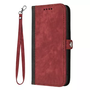 YX0020 Side Buckle Wallet PU Leather Phone Case Cover For Various models + Strap - Picture 1 of 51