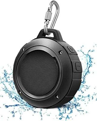  Outdoor Waterproof Bluetooth Speaker, Wireless Portable Mini Shower Black - Image 1 of 4