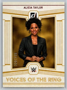 Alicia Taylor 2023 Panini Chronicles WWE Voices Of The Ring Red /199 #195 - Picture 1 of 2