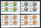 Stamps -1986 (8-9) SINGAPORE Asean submarine cable system Stamp MNH Block of 4