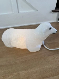 Vintage 14" Grand Venture Christmas Nativity Sheep Lamb Blow Mold - Picture 1 of 2